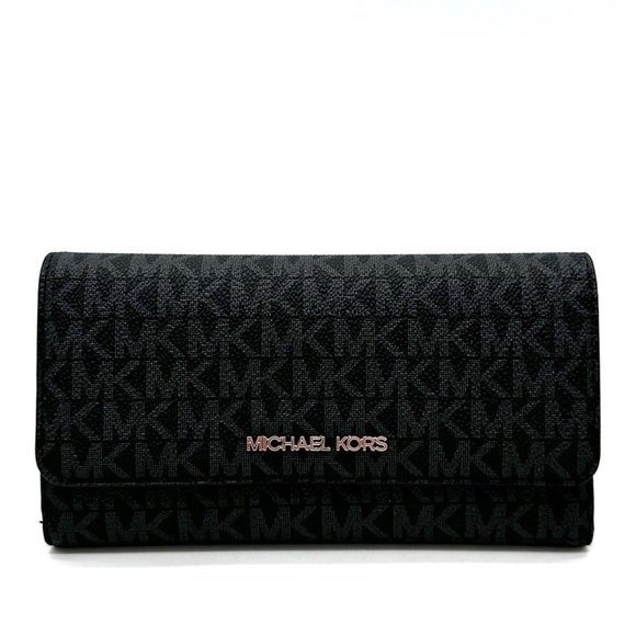 Michael Kors Handbags - Michael Kors Large Trifold Wallet Black (NWT)